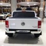 Детский двухместный электромобиль Volkswagen M 3894 EBLR-1: 4x4, 7 км/ч, EVA, кожа - БЕЛЫЙ