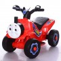 Детский толокар-мотоцикл Паровозик Томас М 3561 E-3: 18W, EVA, пар - КРАСНЫЙ