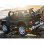 Детский двухместный электромобиль M 4000 EBLR-2 (Mercedes G650): 140W, 7 км/ч, EVA, кожа - ЧЕРНЫЙ