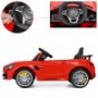 Детский электромобиль Mercedes M 3904 EBLR-3: 2.4G, EVA, 70W, кожа - КРАСНЫЙ