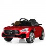 Детский электромобиль Mercedes M 4105 EBLRS-3: 7км/ч, 70W, 2.4G, EVA, кожа - КРАСНЫЙ