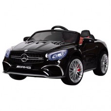Детский электромобиль Mercedes M 3583 EBLRS-2: 2x35W, 12V7A, EVA, кожа - ЧЕРНЫЙ ПОКРАСКА