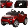 Детский электромобиль Land Rover Style M 3213 EBLRS-3: 2.4G. EVA-колеса, Кожа - БОРДО