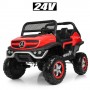 Детский электромобиль M 4133 EBLR-3(24V): 90W, 24V 7A, 2.4G, EVA, кожа - КРАСНЫЙ
