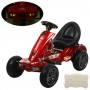 Детский электрический картинг CHAMPION M 1558 ERS-3: 12V, мягкие колеса, музыка, пульт. Красный