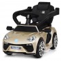 Электромобиль-каталка-толокар Lamborghini M 3591 LS-13: 3 км/ч, эко-кожа - ЗОЛОТОЙ (ПОКРАСКА)