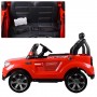 Детский электромобиль BMW M 3118 EBLR-3: 4x4, 7 км/ч, EVA, кожа - КРАСНЫЙ