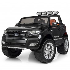 Детский электромобиль Ford Ranger M 3573(MP4) EBLR-2: 180W, 12V 14А, EVA, 2.4G, кожа - ЧЕРНЫЙ