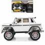 Детский двухместный электромобиль M 4000 EBLR-1 (Mercedes G650): 140W, 7 км/ч, EVA, кожа - БЕЛЫЙ