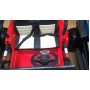 Детский двухместный электромобиль JEEP M 3572 EBLR-3: 4x4, 8 км/ч, EVA, кожа - RED