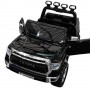 Детский электромобиль TOYOTA Tundra JJ2255 EBLR-2:  12 км/ч, 24V/7A,  EVA-колеса, кожа - ЧЕРНЫЙ