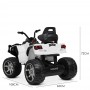 Детский квадроцикл M 4266 EBLR-1: 40W, 12V7AH, EVA - БЕЛЫЙ