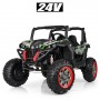 Детский электромобиль GRIZZLY XM 603: 2x75W, EVA, 2x12V 7A, USB. Эко-кожа - КАМУФЛЯЖ  (M 3602 EBLRS-1 24V)