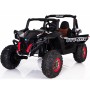 Детский электромобиль GRIZZLY XM 603: 4x4, EVA, 1x12V 10A, USB. Эко-кожа - ЧЕРНЫЙ (M 3602 EBLR-2)