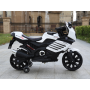 Детский мотоцикл M 3578 EL-1: 12V, 40W, EVA, 3-5 км/ч - БЕЛЫЙ
