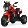 Детский мотоцикл M 4117 EL-3: 50W, EVA-колеса, USB/SD/Mp3, кожа - КРАСНЫЙ
