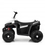 Детский квадроцикл M 4131 E-1: 40W, 1 аккум. 6V4, EVA, кожа - ЧЕРНО-БЕЛЫЙ