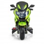 Детский мотоцикл BMW M 3681 ALS-5: 36W, надувные колеса, кожа - ЗЕЛЕНЫЙ (ПОКРАСКА)