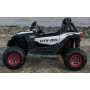Детский электромобиль GRIZZLY XM 603: 4x4, EVA, 1x12V 10A, USB. Эко-кожа - БЕЛЫЙ (M 3602 EBLR-1)