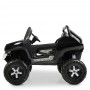 Детский электромобиль M 4133 EBLRS-2 (MERCEDES UNIMOG): 8 км/ч, 4x4, 140W, 2.4G, EVA, кожа - ЧЕРНЫЙ