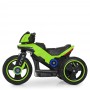 Детский мотоцикл Bambi M 4228 EBL-5: 6V 7A, 2х18W, 4 км/ч - ЗЕЛЕНЫЙ