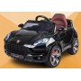 Детский электромобиль MACAN 1518: 2.4G. EVA-колеса, кожа, 50W - ЧЕРНЫЙ