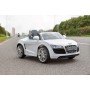 Детский электромобиль AUDI R8 KD100: 12V, 7 км/ч, МЯГКОЕ СИДЕНИЕ, EVA-КОЛЕСА - WHITE