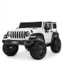 Детский электромобиль джип M 4264 EBLR-1: 4x40W, кожа, EVA, 2.4G - БЕЛЫЙ