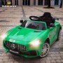 Детский электромобиль M 3904 EBLR-5 (Mercedes AMG GT R): 70W, 6 км/ч, EVA, кожа - ЗЕЛЕНЫЙ